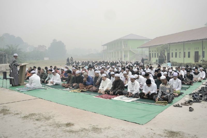 Karhutla Kotim Belum Reda, Dompet Dhuafa Gelar Doa Bersama Memohon Hujan di Basirih Hulu