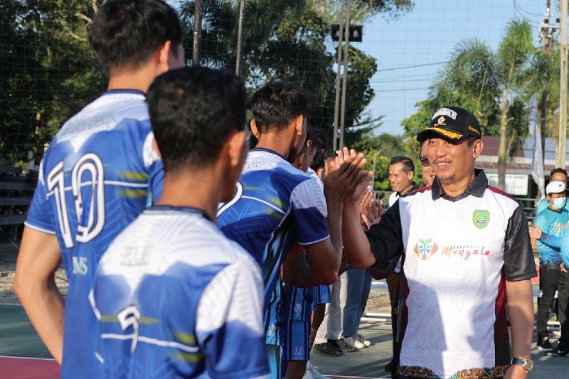 Bupati Sukamara Masduki Buka Open Turnamen Voli Bupati Cup 2026, Target Lahirkan Atlet Berprestasi dan Putar Roda UMKM