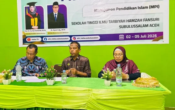 Dua Asesor LAMDIK Bedah Dokumen dan Tata Kelola Program Studi di STIT HAFAS Subulussalam, Aceh