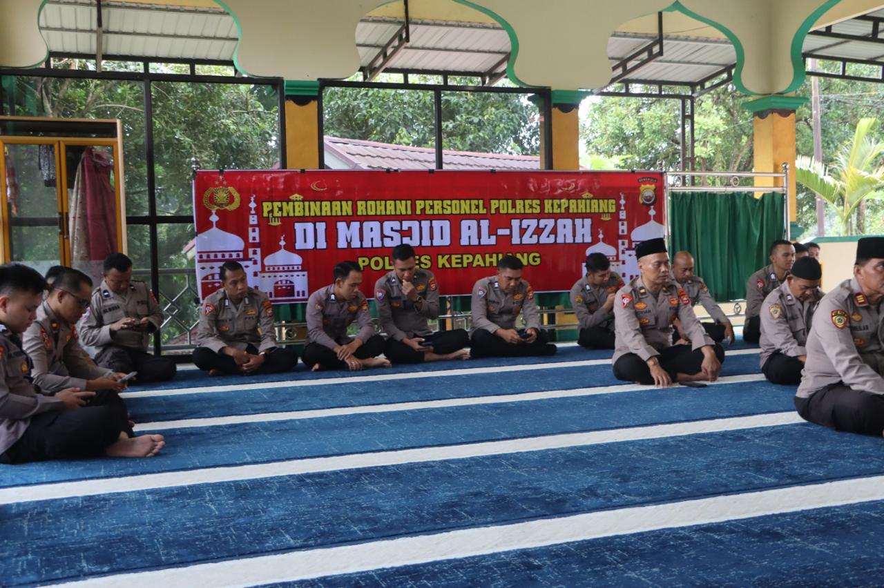 Polres Kepahiang Gelar Binrohtal Rutin Secara Virtual, Kapolres Tekankan Pentingnya Keimanan untuk Pelayanan Humanis