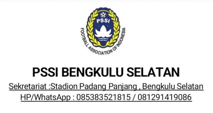 Askab PSSI Bengkulu Selatan Umumkan Struktur Pengurus Lengkap Periode 2026–2030, Bupati hingga Kapolres Masuk Dewan Pembina