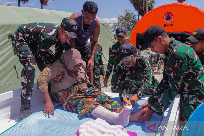 400 Personel Komcad di NTT Siap Turun Bantu Pemulihan Pasca-Gempa Flores, Sebagian Sudah Bertindak Sendiri