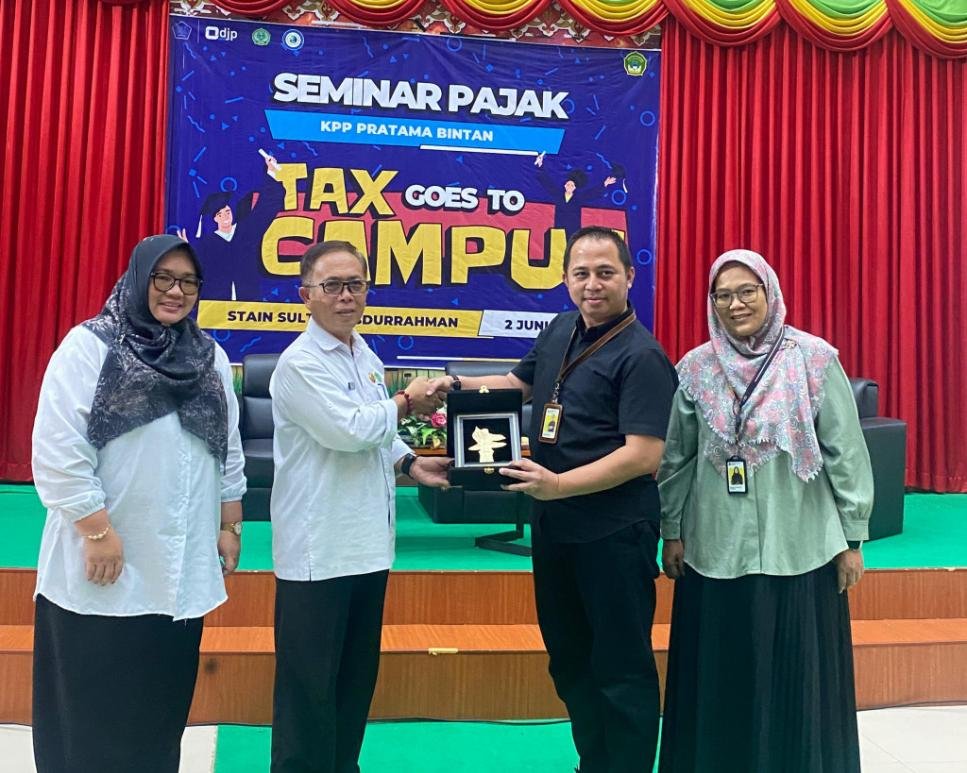 Mahasiswa Akuntansi Syariah STAIN SAR Kepri Dibekali Literasi Pajak Nasional Lewat Seminar Tax Goes to Campus 2026