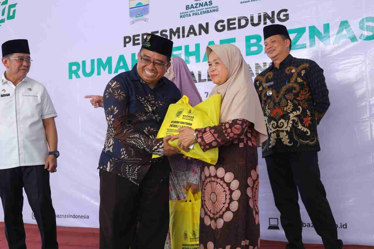 Resmikan Rumah Sehat Baznas di Sako Palembang, Pemkot Apresiasi Dukungan Wujudkan Palembang Sehat