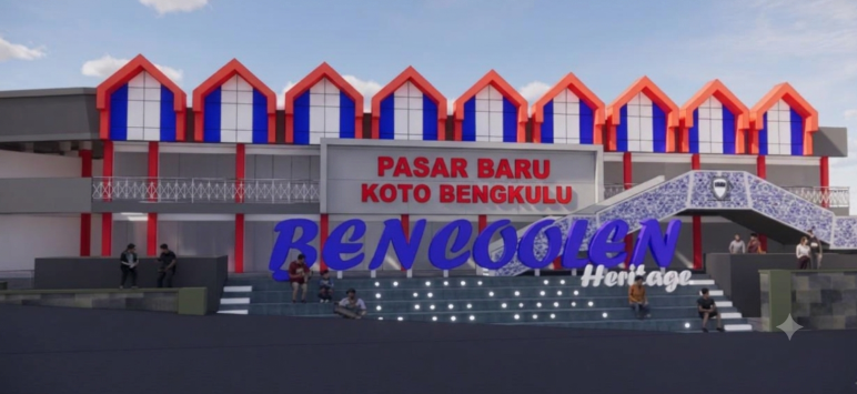 Wali Kota Bengkulu Resmikan Wajah Baru Pasar Barukoto I, Kawasan Heritage Modern Terkoneksi Benteng Marlborough dan Kampung China