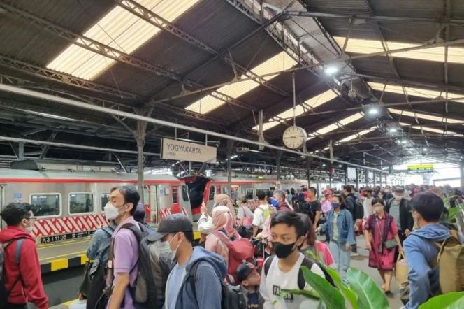 Puncak Arus Balik Libur Panjang di Daop 6 Yogyakarta Tembus 56.898 Penumpang, Stasiun Tugu Jadi Tersibuk