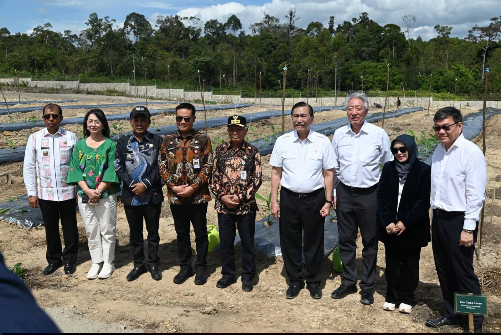 TSTH2 Humbang Hasundutan Disambangi Ketua DEN dan Chairman Temasek, Bupati Oloan Nababan Dampingi Langsung