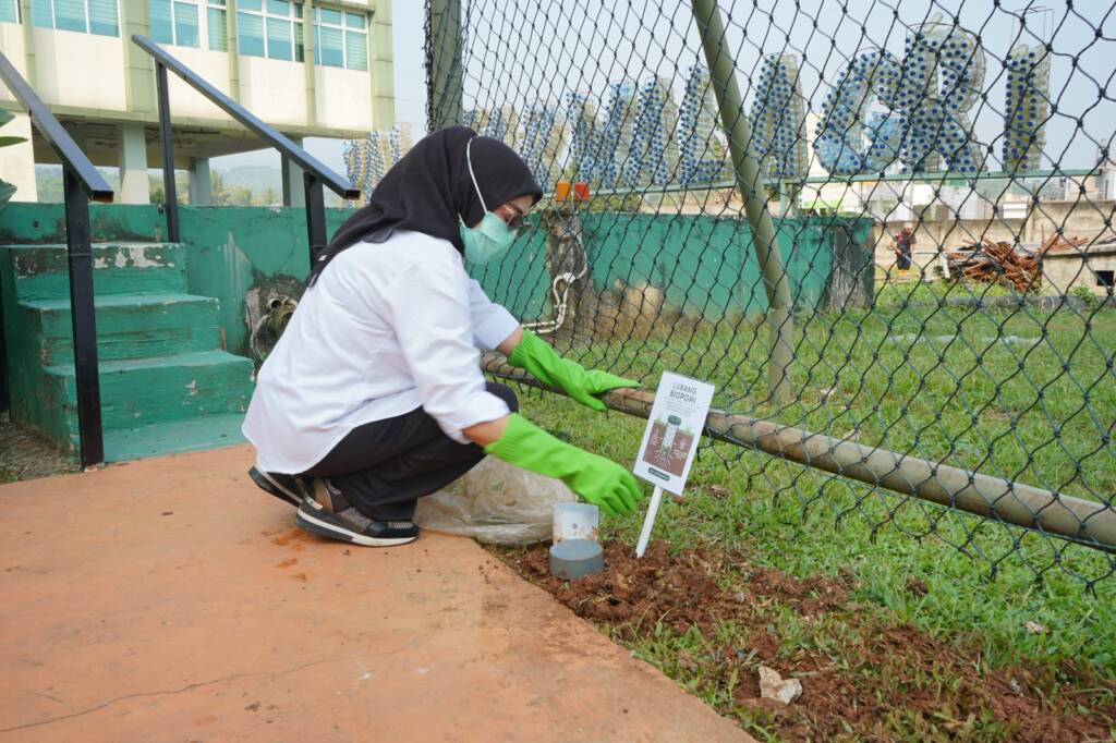 RSUD Leuwiliang Bogor Olah Sampah Organik Jadi Pupuk Lewat Biopori, Manfaatkan Sisa Makanan Pasien