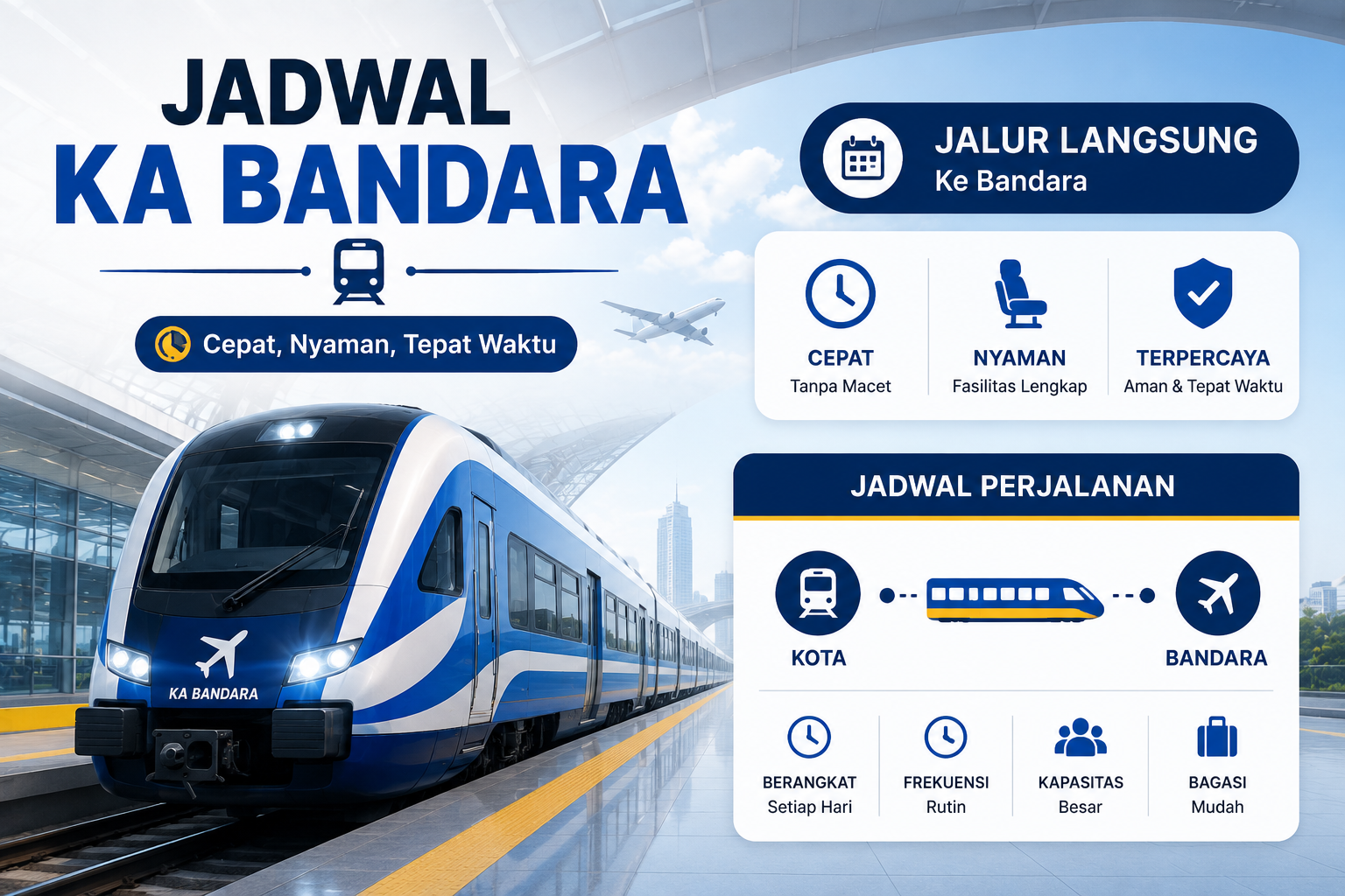 Jadwal KA Bandara YIA Sabtu 22 Agustus 2026: 25 Perjalanan Reguler dan Xpress dari Tugu Jogja ke YIA