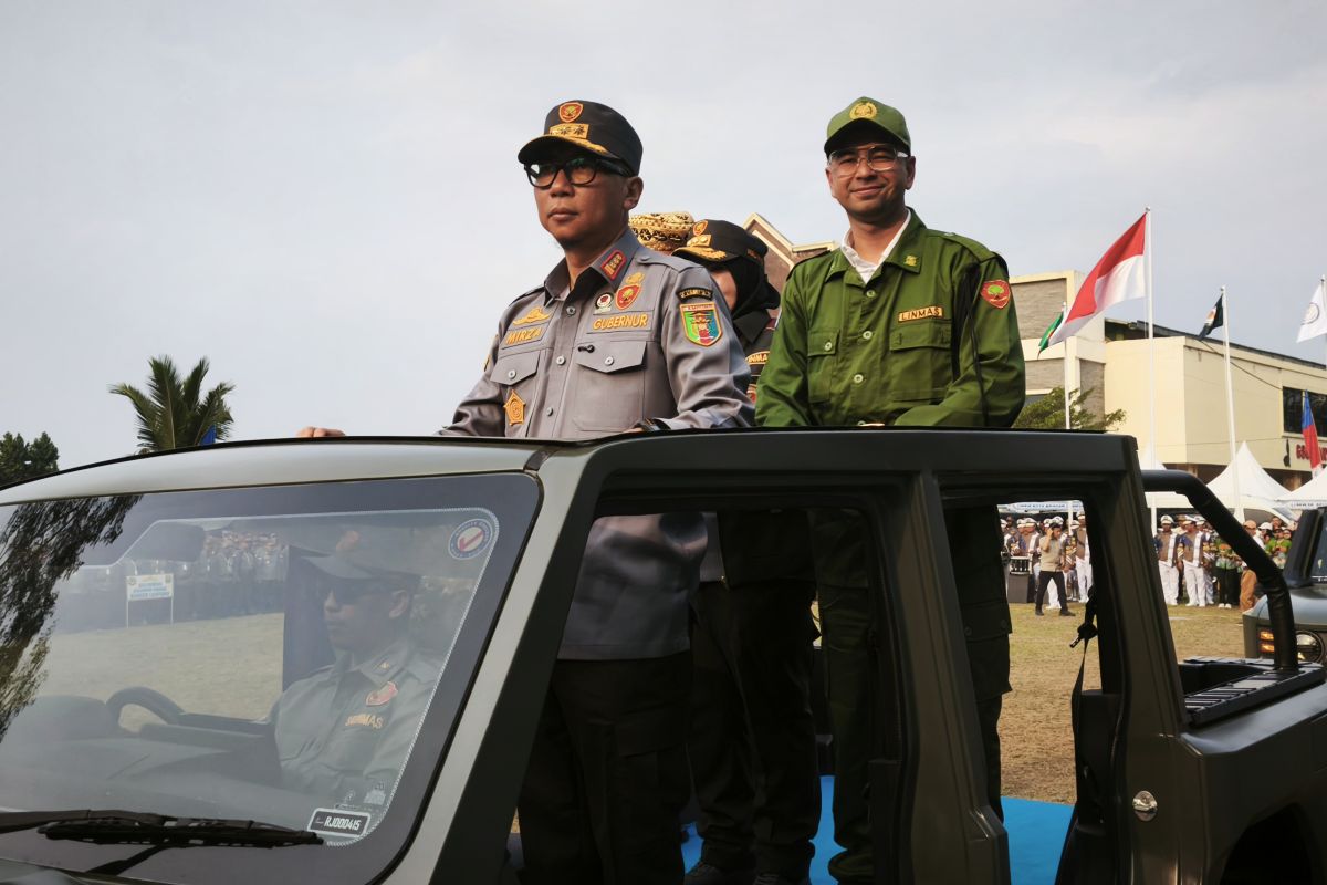 Gubernur Lampung Rahmat Mirzani Djausal Sebut Linmas Kunci Pembangunan Berbasis Desa