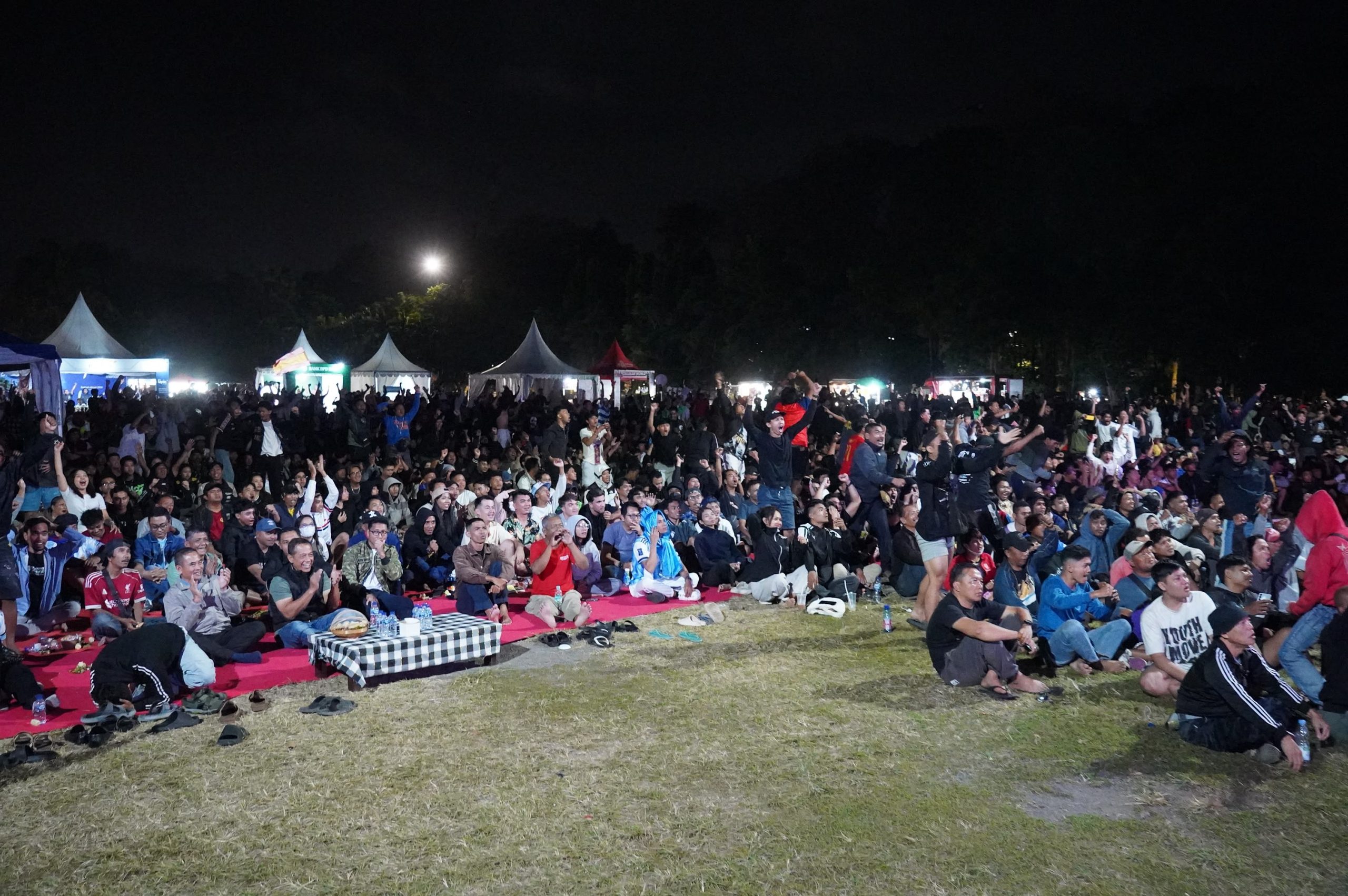 Final Piala Dunia 2026 di Denpasar: Kodam IX/Udayana Gelar Nobar Rakyat, Ribuan Warga Padati Lapangan Puputan
