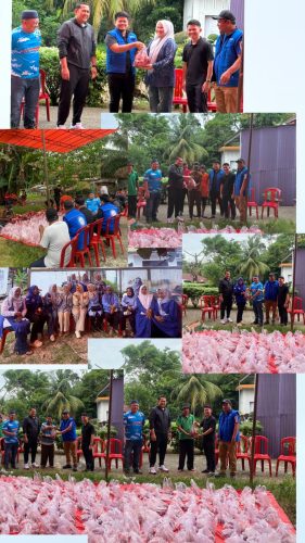 Ketua DPD PAN Merangin Al Hanim Assodiki Sembelih Sapi Kurban untuk Warga, Bupati dan Ketua DPRD Ikut Bagikan Daging