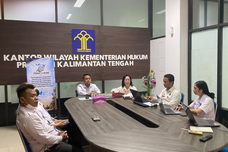 Kanwil Kemenkum Kalteng Petakan Persoalan Hukum 2026, Libatkan 8 Instansi di Palangka Raya