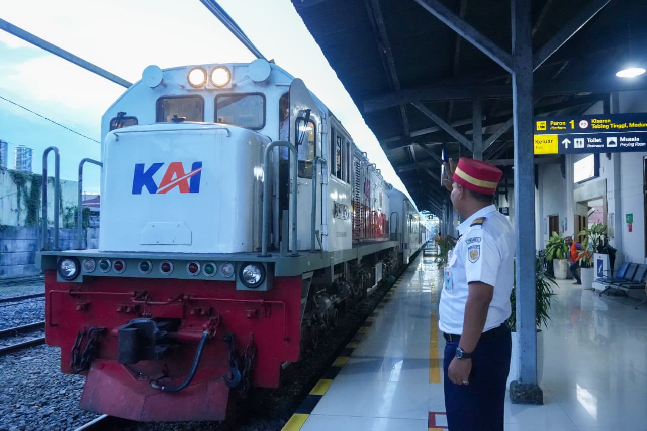 KAI Divre I Sumut Angkut 208.070 Ton BBM Lewat Rel hingga Juli 2026, Tumbuh 12 Persen