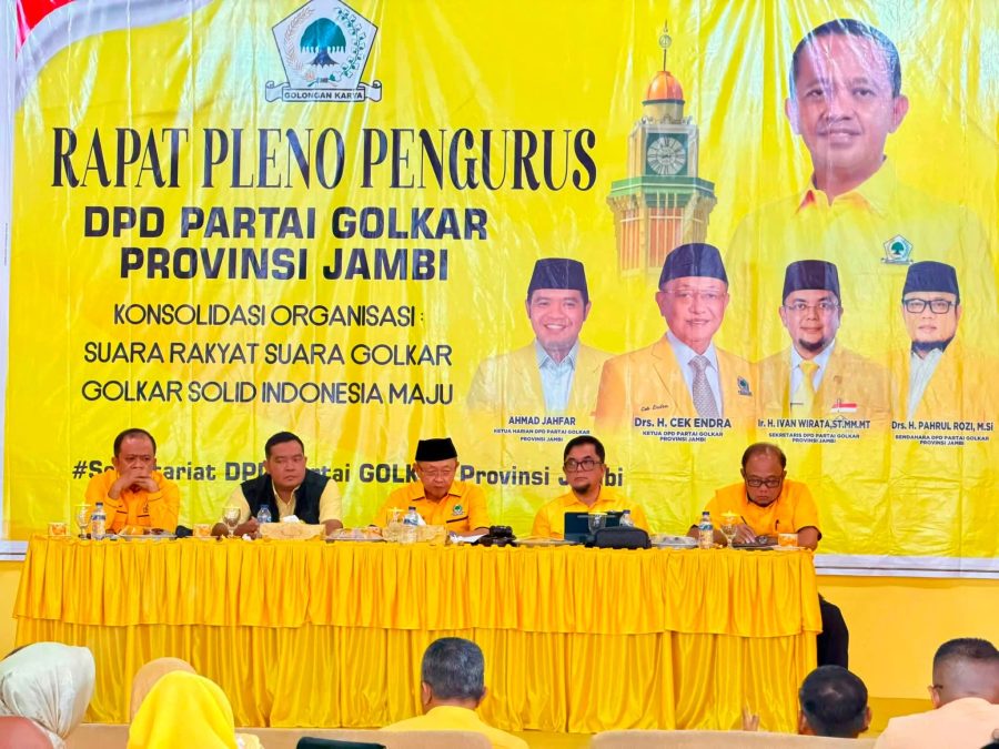 Golkar Jambi Siapkan Pelantikan Pengurus Hingga Bimtek Fraksi, Cek Endra Tekankan Konsolidasi Internal