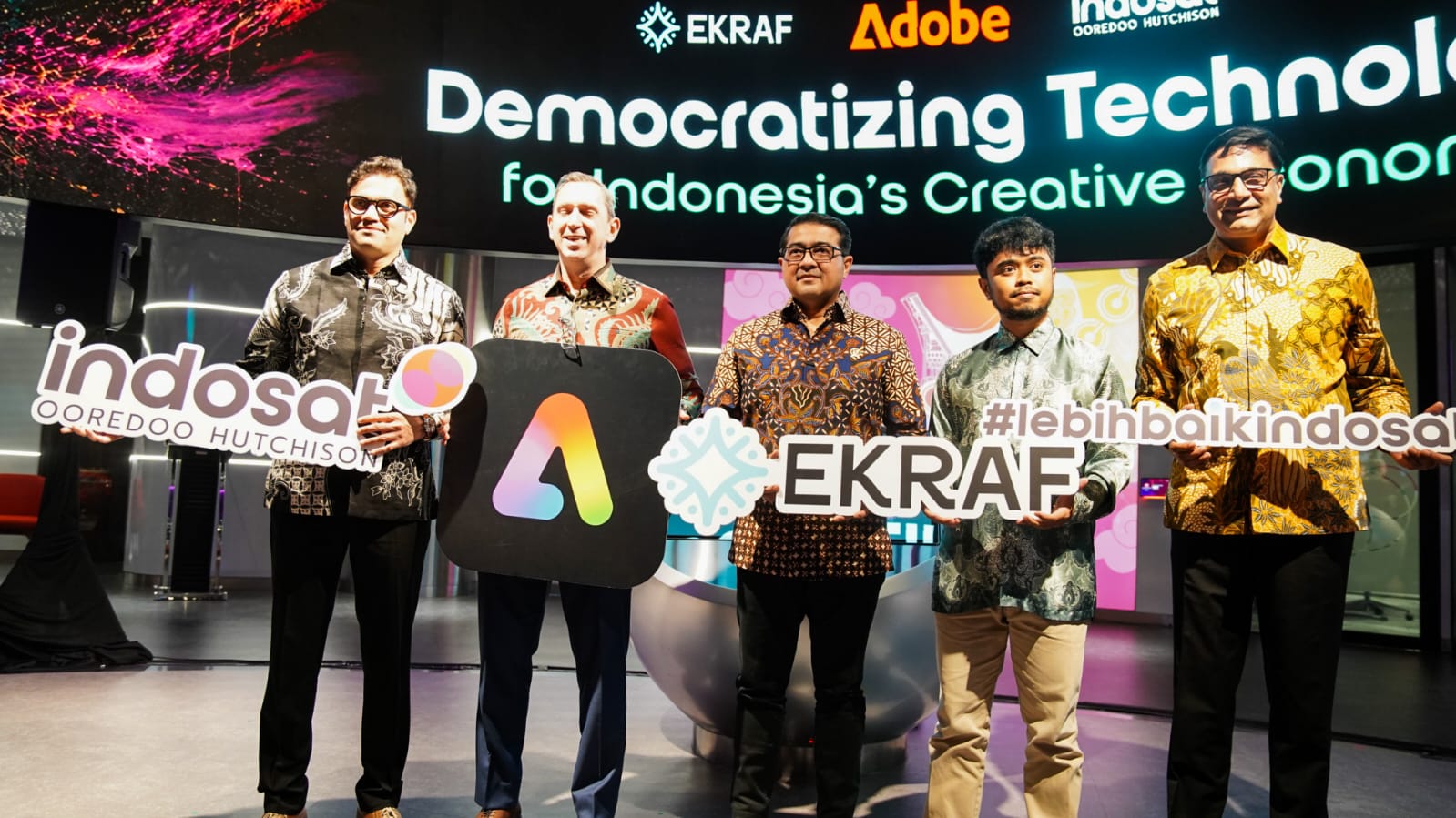 Kemenekraf Gandeng Indosat dan Adobe, Buka Akses AI Gratis bagi Kreator Muda Aceh Selama Enam Bulan