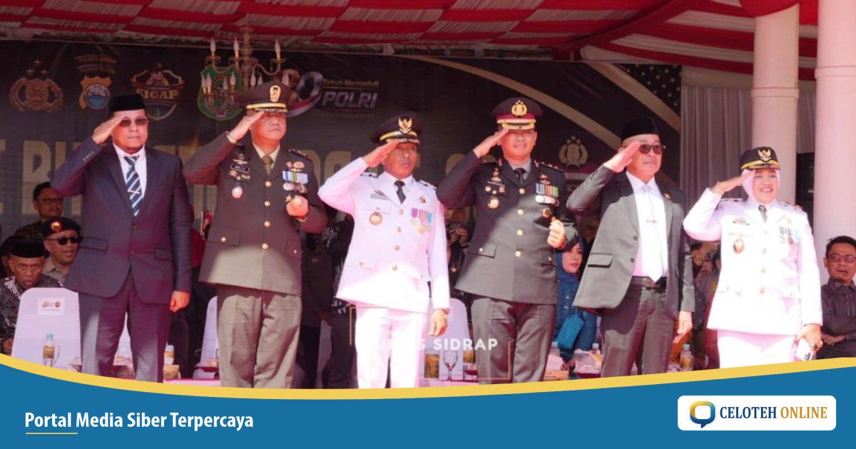 Bupati Sidrap Bacakan Amanat Presiden di Upacara Hari Bhayangkara ke-80, Polri Diminta Perkuat Pelayanan Humanis