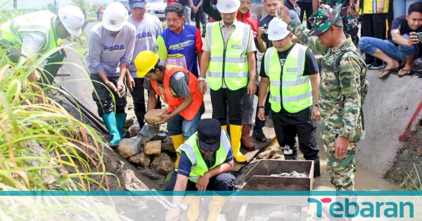 Gubernur Sulsel Andi Sudirman Ground Breaking Rehabilitasi Irigasi Bengo di Bone, Anggaran Rp118 Miliar untuk 8 Daerah Irigasi