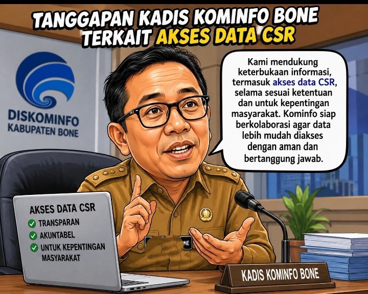Data CSR dan Izin Tambang di Bone Tak Ada di Kabupaten, Kadis Kominfo Sebut Kewenangan Sepenuhnya Milik Provinsi