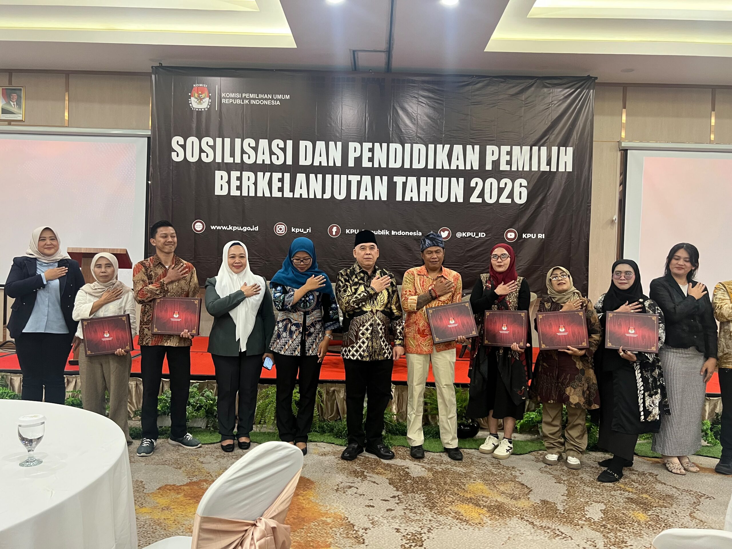 Pendidikan Pemilih di Sukabumi Digelar Hergun Bareng KPU dan PIRA, 70 Kader Perempuan Dikerahkan