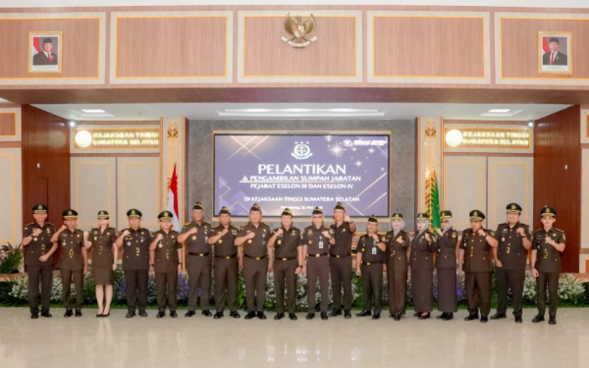 Dr Vanny Yulia Eka Sari Resmi Jabat Kabag TU Kejati Sumsel, Rotasi Pejatan Diharapkan Dongkrak Kinerja
