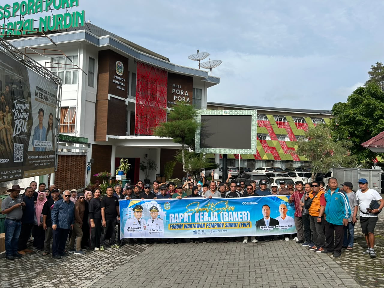 Ratusan Wartawan di Sumut Gelar Raker di Parapat, Sepakati Dukungan ke Program PHTC Bobby Nasution