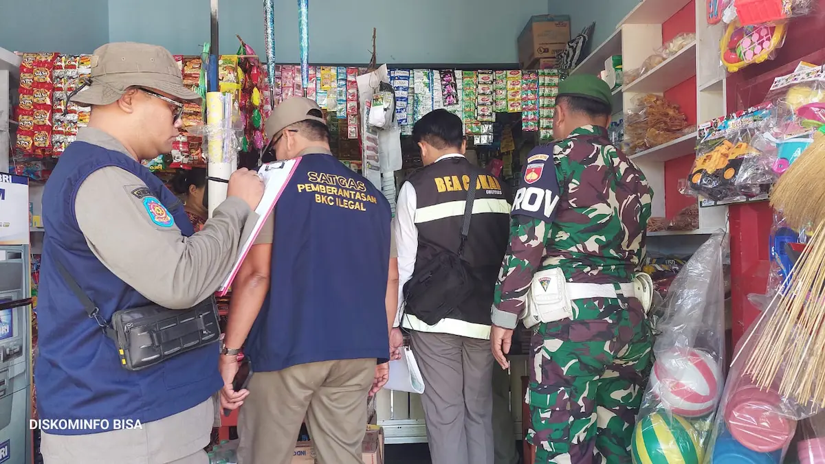 Operasi Gabungan di Jepara Sita 9.320 Batang Rokok Ilegal Tanpa Cukai, Penjualan Kini Bergeser ke Malam Hari