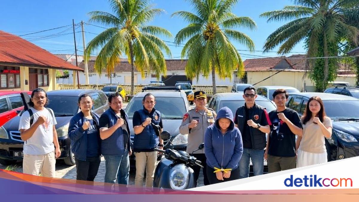 Polres Pesisir Barat Tangkap Wanita Penggadai 11 Kendaraan Sewaan, Kerugian Capai Ratusan Juta