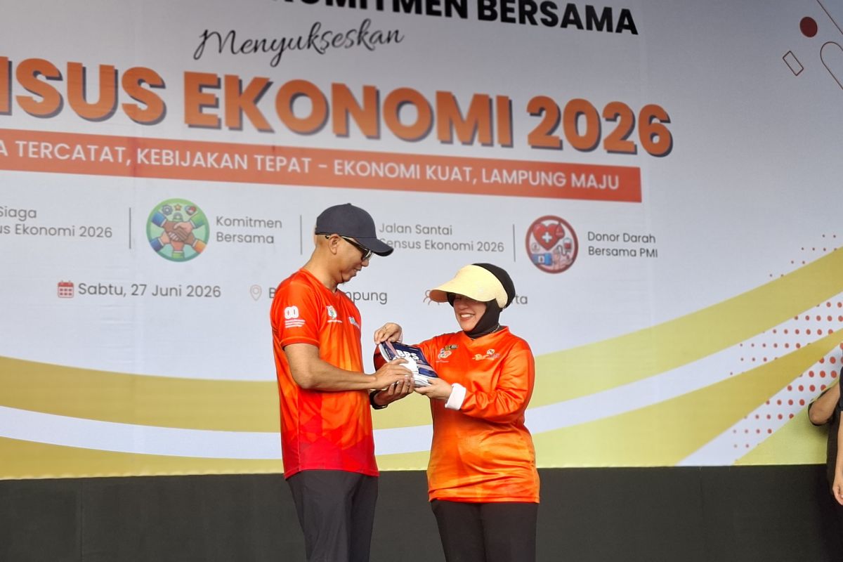 Gubernur Lampung Rahmat Mirzani Djausal Tegaskan Sensus Ekonomi 2026 Jadi Kunci Pemetaan UMKM dan Investasi Daerah