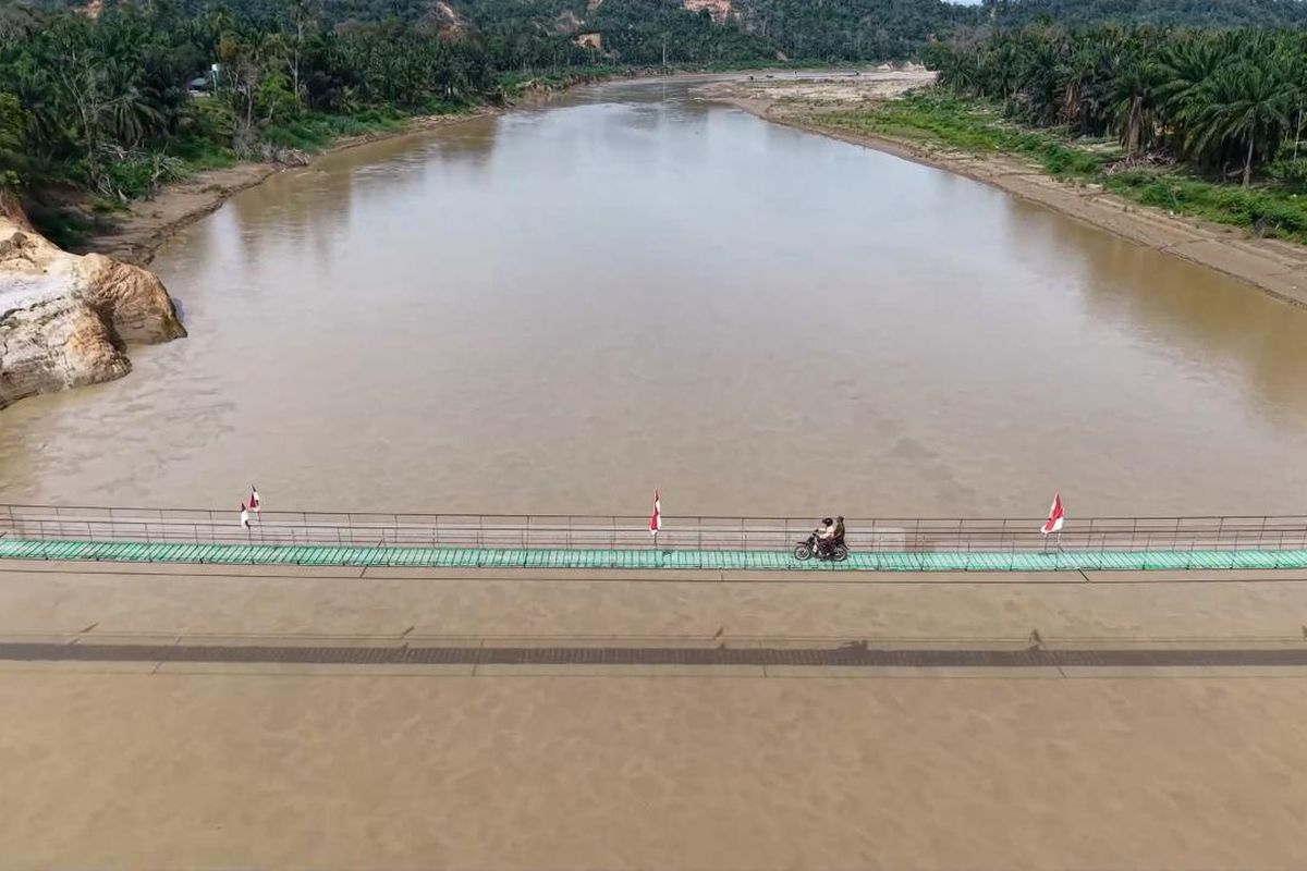 240 Meter Membentang, Jembatan Gantung Perintis Garuda di Aceh Tamiang Hubungkan 2 Desa dan Jadi Ikon Wisata Baru