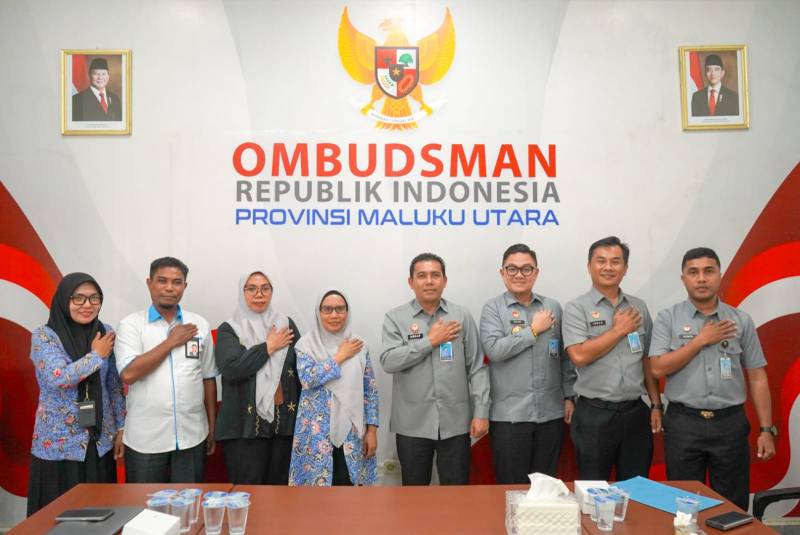 Ombudsman dan Kemenkum Malut Perkuat Sinergi Pengawasan Pelayanan Publik, Kanwil Target Predikat WBK Tahun Ini