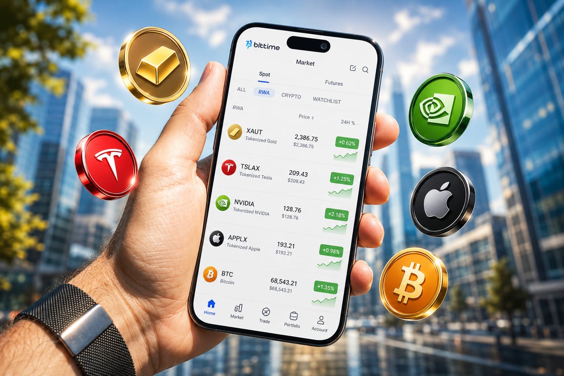 Investor Indonesia Mulai Beralih ke Saham AI Lewat Tokenisasi, Bittime Catat Lonjakan 106 Persen di Tengah Pasar Kripto yang Stagnan