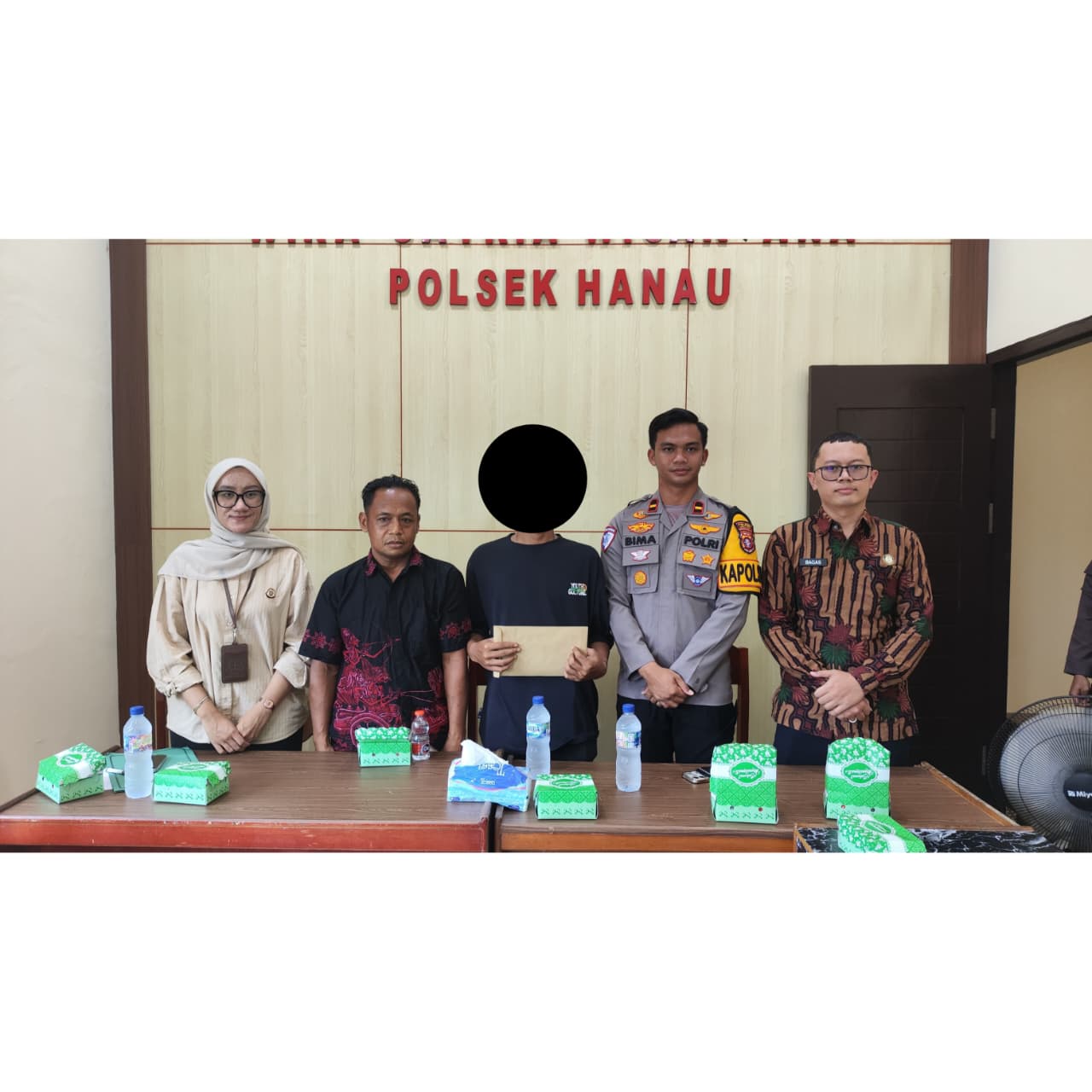 Bapas Sampit Dampingi Klien Anak Jalani Putusan Pelayanan Masyarakat di Polsek Hanau, Wajib Lapor Dua Pekan Sekali