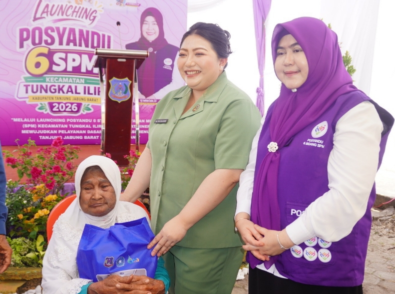 Posyandu Bunga Tanjung di Tanjab Barat Resmi Beroperasi, Persit Kodim 0419 Siap Jadi Garda Depan Cegah Stunting