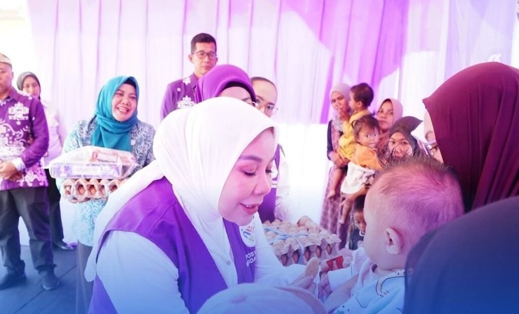 Bantuan Gizi di Posyandu Tana Tidung Ingatkan Stunting Bisa Dicegah Sejak Ibu Hamil