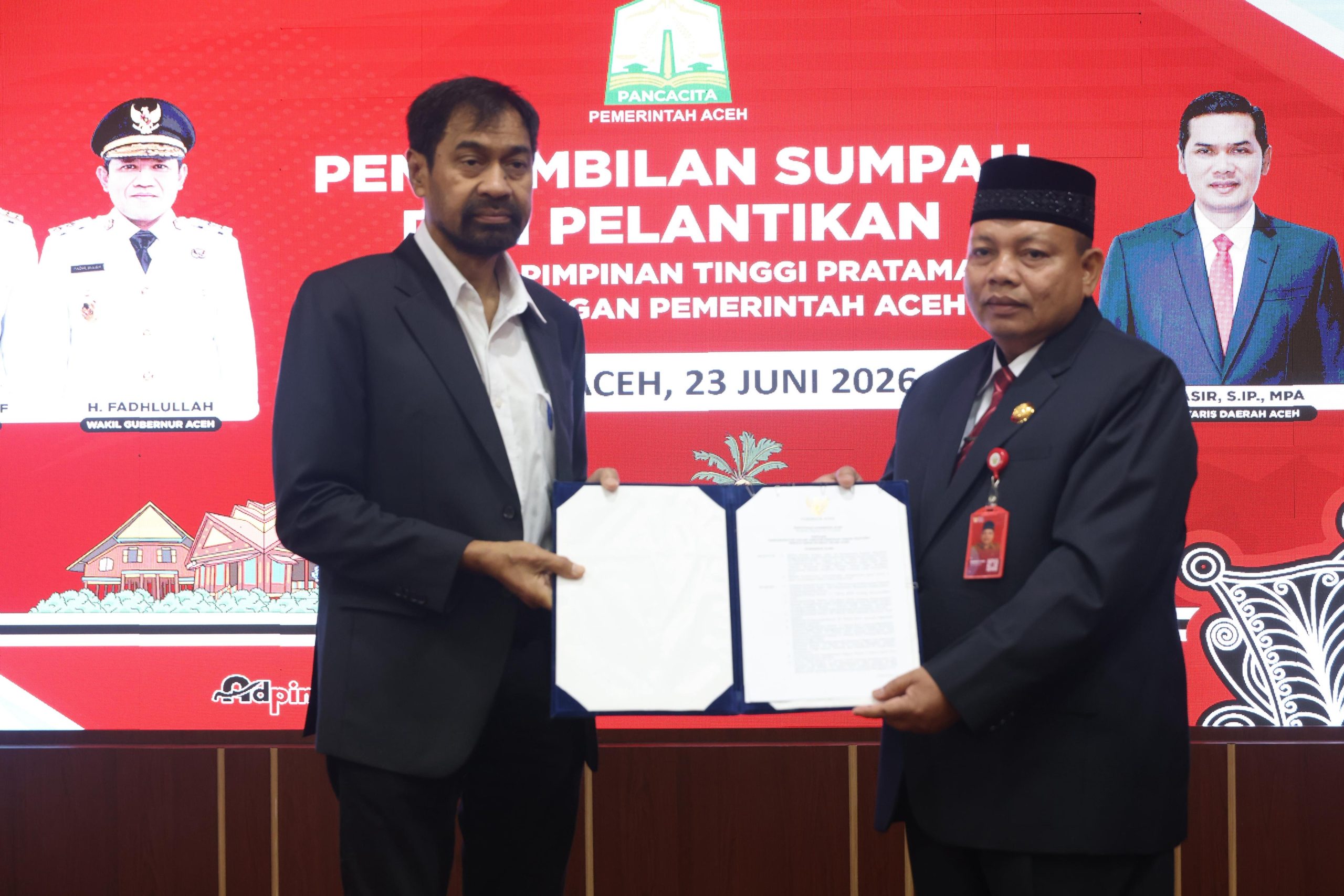 Gubernur Aceh Muzakir Manaf Lantik Dr. Misran Fuadi sebagai Kepala Dinas Syariat Islam, Targetkan Penguatan Implementasi Syariat