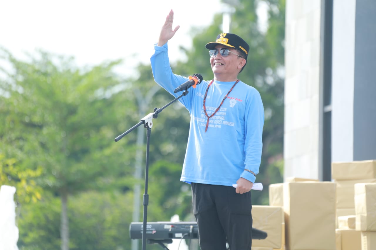 Gubernur Kalteng Tekankan Harmoni Hubungan Industrial di Peringatan May Day