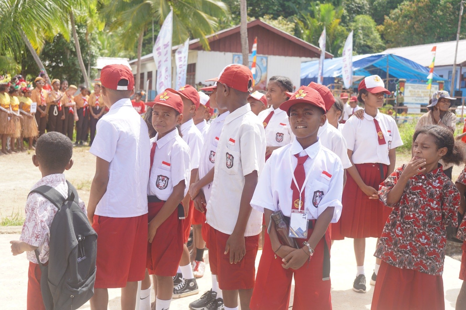 Hardiknas di Papuma Perkuat Kolaborasi Pendidikan Kepulauan Yapen