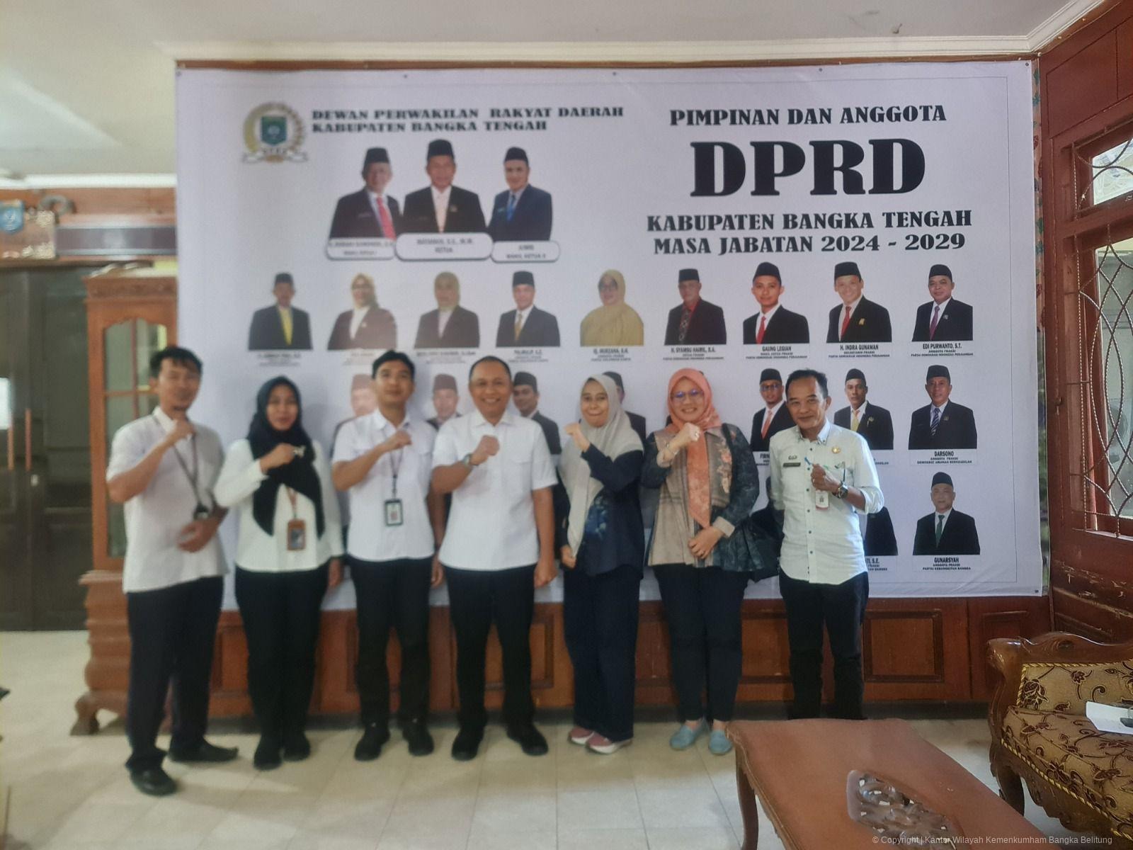 DPRD Bangka Tengah dan Kemenkumham Babel Sinkronisasi 23 Perda Terkait KUHP Baru