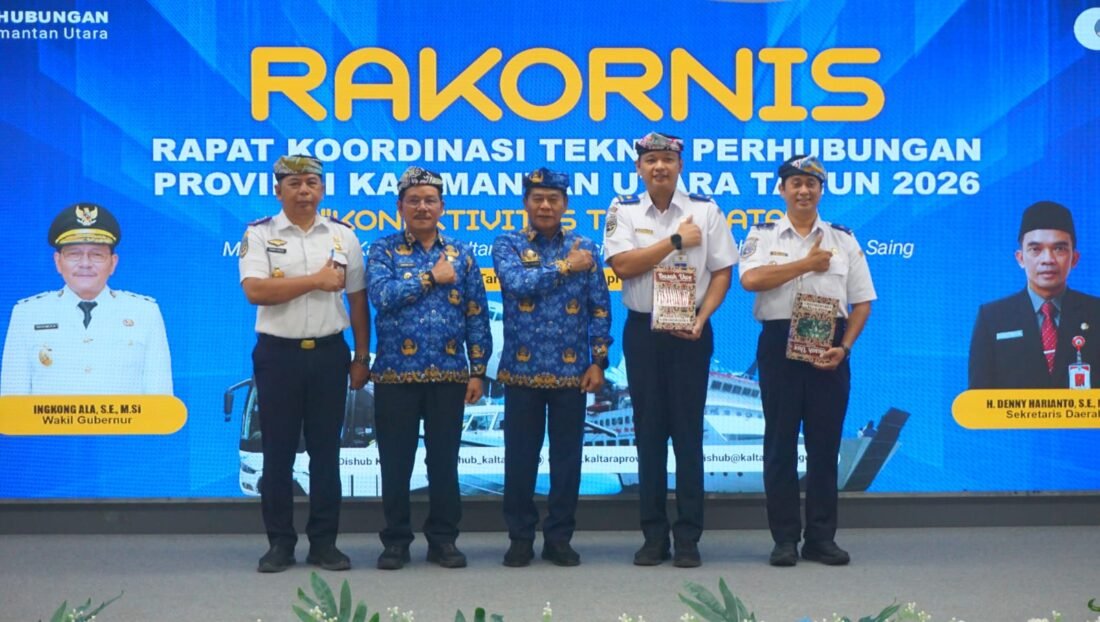 Rakornis Perhubungan Kalimantan Utara 2026 Fokus Sinkronisasi Program dan Konektivitas Perbatasan