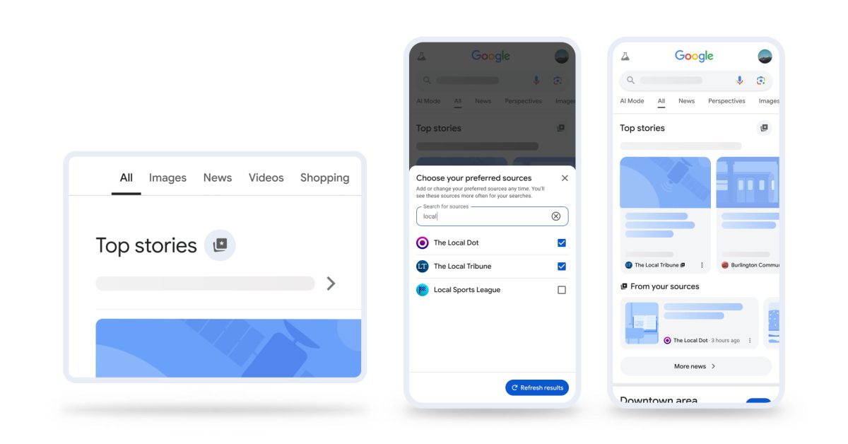 Google Luncurkan Fitur 'Preferred Sources' Globally untuk Kontrol Berita Favorit