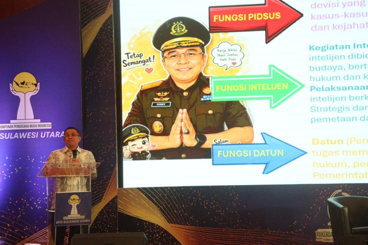 Kejaksaan Sulut Jamin Kepastian Hukum Investasi di Forum HIPMI 2026