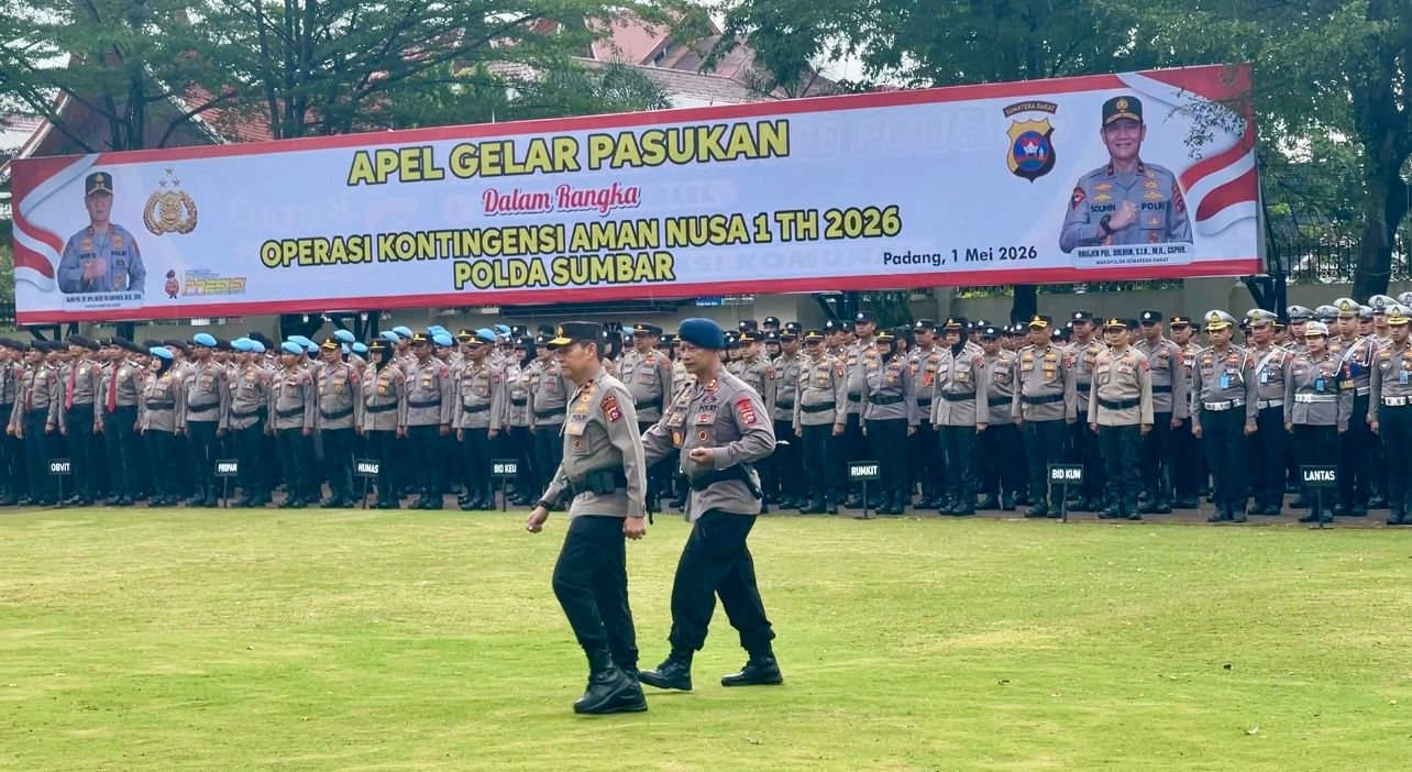 Wakapolda Sumbar Terapkan Pendekatan Humanis Amankan Hari Buruh 2026