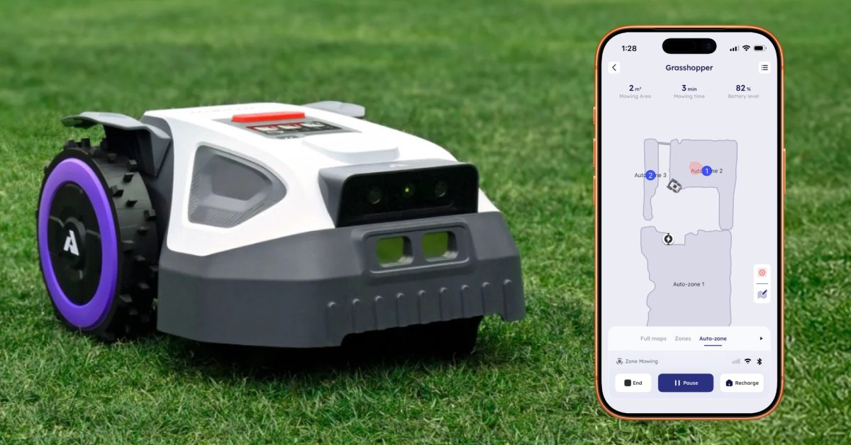 Anthbot M9 Kenalkan Robot Pemotong Rumput Pintar Berbasis Kendali iPhone
