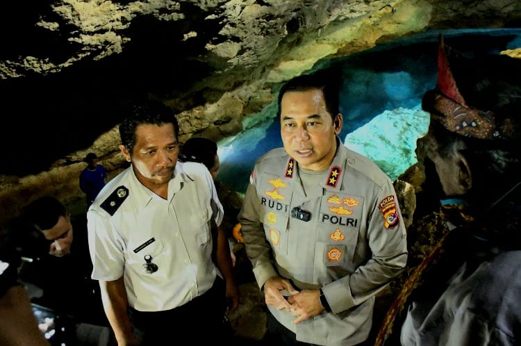 Kapolda NTT Gandeng Media Promosikan Potensi Wisata Gua Kristal di Kupang