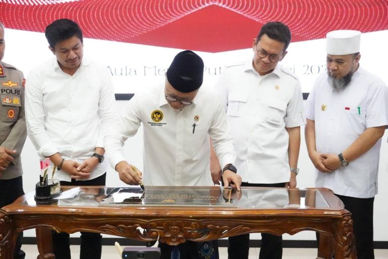 Zulkifli Hasan Resmikan Pasar Purwodadi Bengkulu Dorong Ketahanan Pangan