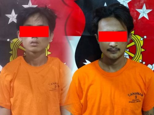 Polisi Tanjung Karang Barat Tangkap Dua Pencuri Rumah Kosong