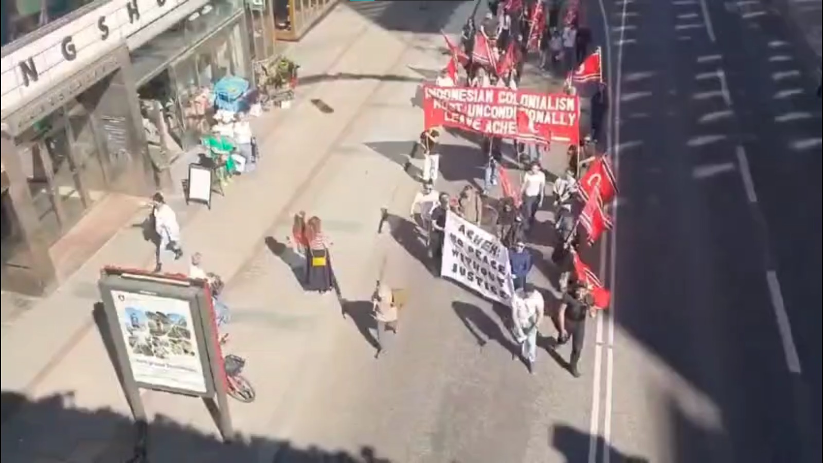 Diaspora Aceh di Swedia Kampanye Keadilan Melalui Aksi May Day Stockholm