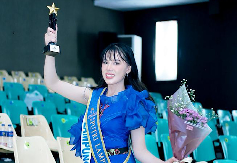 Mahasiswa Unila Raih 4th Runner Up Putri Lampung 2026