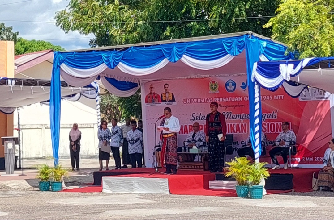 Gubernur Melki Tekankan 3 Pilar Pendidikan NTT di Apel Hardiknas UPG
